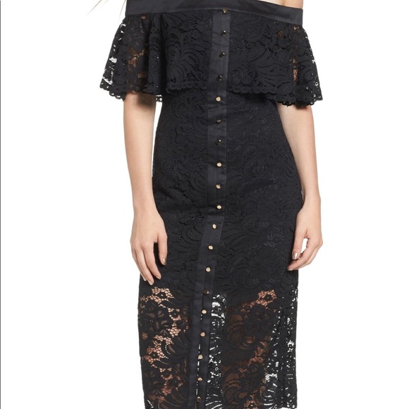 Keepsake the Label Off the Shoulder Lace Dress - Picture 5 of 9